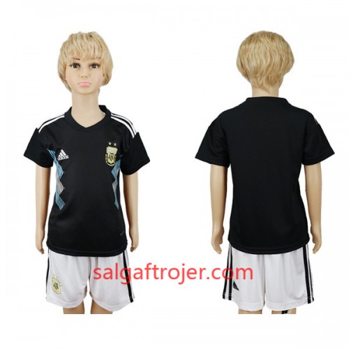 Argentina Fodboldtrøjer Børn Udebanesæt VM 2018 Argentina Fodboldtrøjer Børn Udebanesæt VM 2018